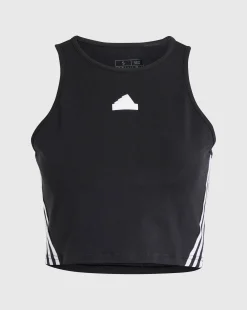 Adidas Canotta Future Icons 3-Stripes Nero Donna