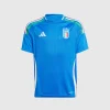 Adidas Maglia Home Italia 2024 Azzurri Bambino