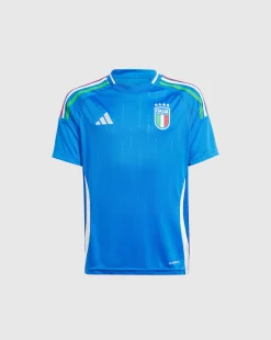 Adidas Maglia Home Italia 2024 Azzurri Bambino