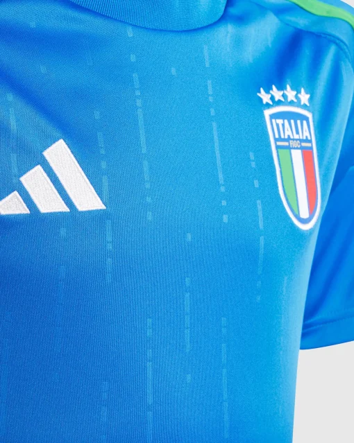 Adidas Maglia Home Italia 2024 Azzurri Bambino
