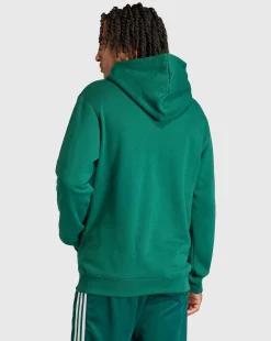 Adidas Originals Hoodie adicolor Classics Trefoil Verde Uomo