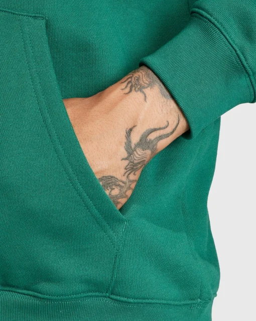 Adidas Originals Hoodie adicolor Classics Trefoil Verde Uomo