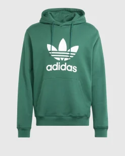 Adidas Originals Hoodie adicolor Classics Trefoil Verde Uomo