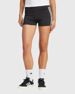 Adidas Originals Leggings 1/4 3-Stripes Cotton Nero Donna