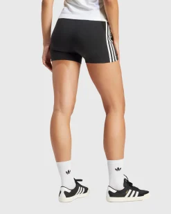 Adidas Originals Leggings 1/4 3-Stripes Cotton Nero Donna