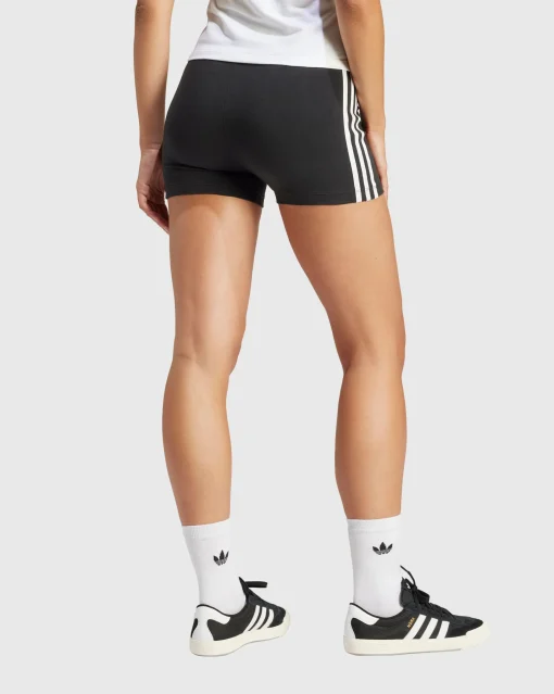 Adidas Originals Leggings 1/4 3-Stripes Cotton Nero Donna