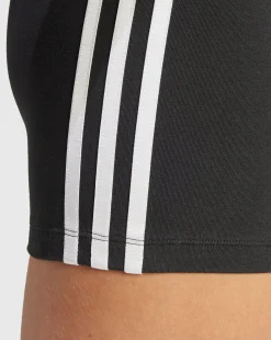 Adidas Originals Leggings 1/4 3-Stripes Cotton Nero Donna