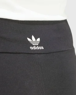 Adidas Originals Leggings 1/4 3-Stripes Cotton Nero Donna