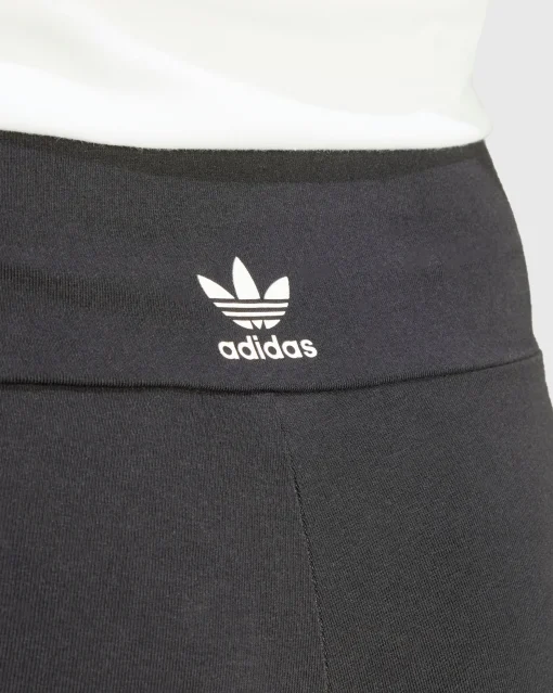 Adidas Originals Leggings 1/4 3-Stripes Cotton Nero Donna