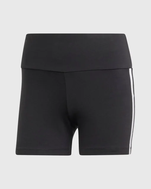 Adidas Originals Leggings 1/4 3-Stripes Cotton Nero Donna