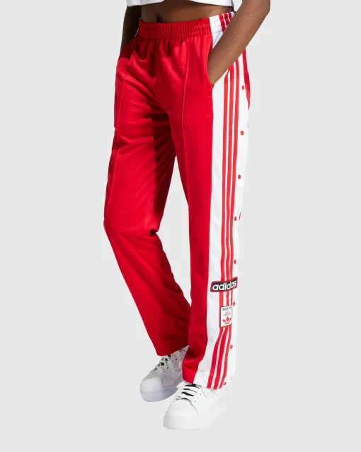 Adidas Originals Pantaloni Adibreak Rosso Donna