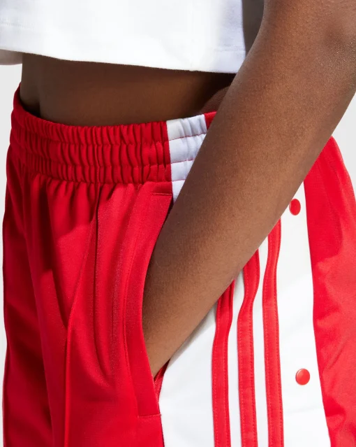Adidas Originals Pantaloni Adibreak Rosso Donna