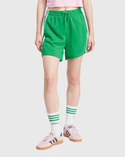 Adidas Originals Short 3-Stripes French Terry Verde Donna
