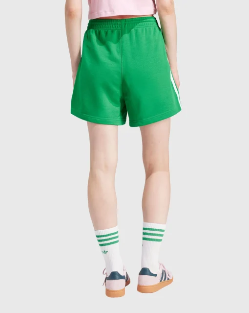 Adidas Originals Short 3-Stripes French Terry Verde Donna