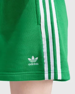 Adidas Originals Short 3-Stripes French Terry Verde Donna