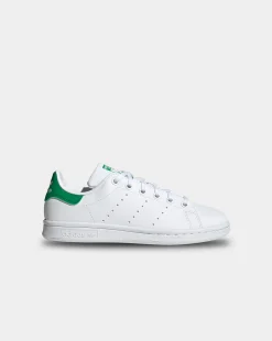 Adidas Originals Stan Smith Bianco e Verde Bambino