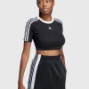 Adidas Originals T-Shirt 3-Stripes Baby Nero Donna