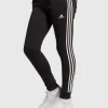 Adidas Pantaloni Essentials 3-Stripes French Terry Cuffed Nero Donna