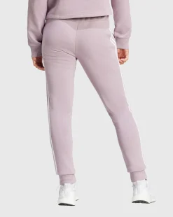 Adidas Pantaloni Essentials 3-Stripes French Terry Cuffed Rosa Donna