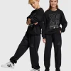 Adidas Pantaloni Future Icons Logo Nero Bambino