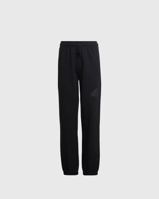 Adidas Pantaloni Future Icons Logo Nero Bambino