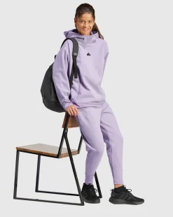 Adidas Pantaloni Z.N.E. Winterized Rosa Donna