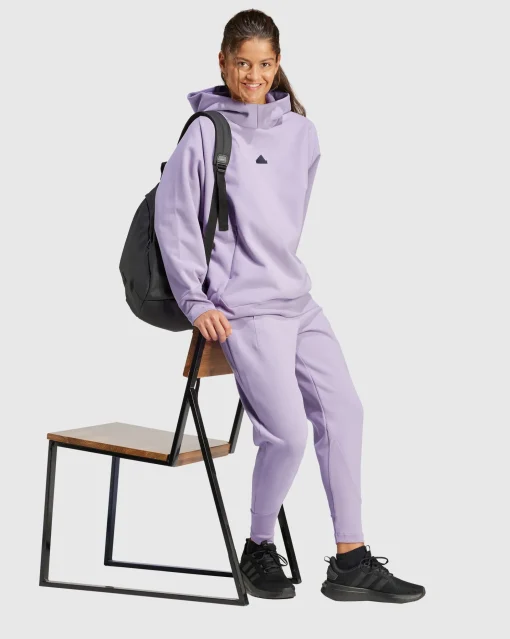 Adidas Pantaloni Z.N.E. Winterized Rosa Donna