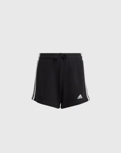 Adidas Short Essentials 3-Stripes Nero Bambina