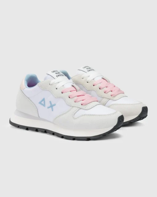 Ally Solid Nylon Bianco Donna