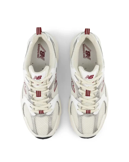 530 Bianco Silver Bordeaux Donna