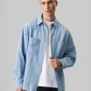 Camicia Easy Chambray Blu Uomo