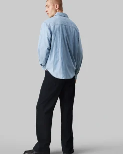 Camicia Easy Chambray Blu Uomo