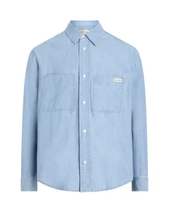 Camicia Easy Chambray Blu Uomo