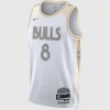 Canotta Chicago Bulls Zach Lavine Bianco Uomo