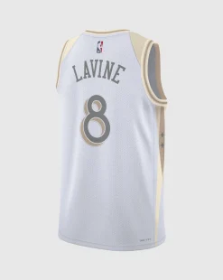 Canotta Chicago Bulls Zach Lavine Bianco Uomo