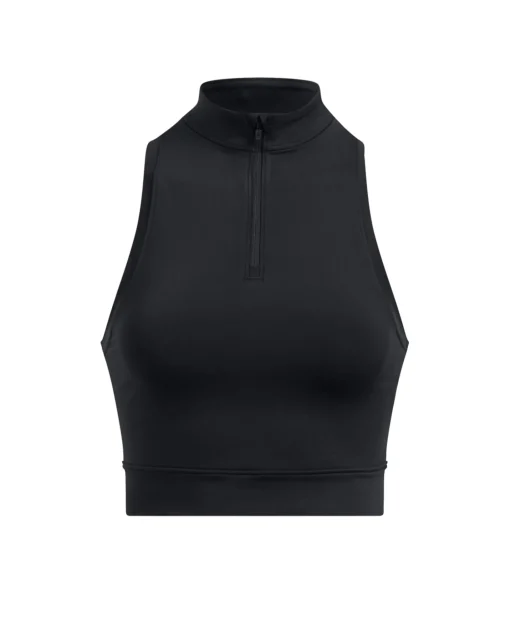 Canotta Crop UA Run Anywhere Black Nero Donna