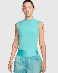 Canotta da running Dri-FIT Storage Verde Donna