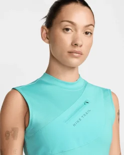 Canotta da running Dri-FIT Storage Verde Donna