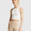 Canotta Essentials Ribbed Bianco Donna