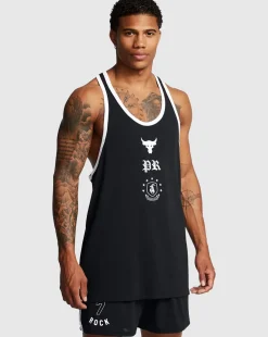 Canotta Project Rock Racer Tank Black Nero Uomo