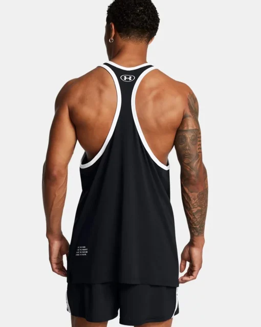Canotta Project Rock Racer Tank Black Nero Uomo