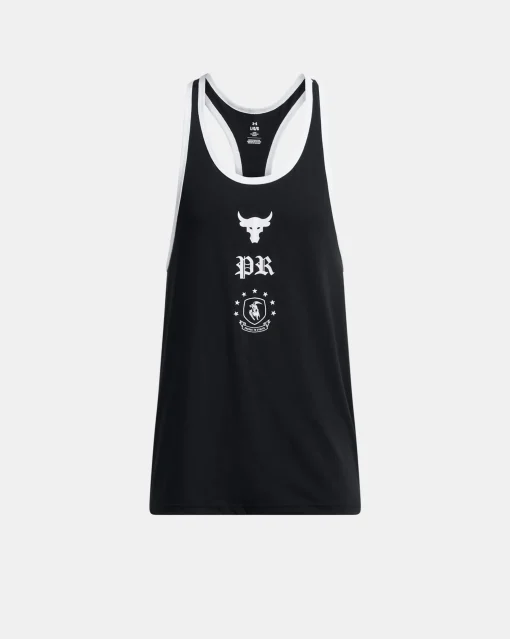 Canotta Project Rock Racer Tank Black Nero Uomo