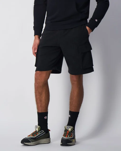 Champion Bermuda Cargo Nero Uomo