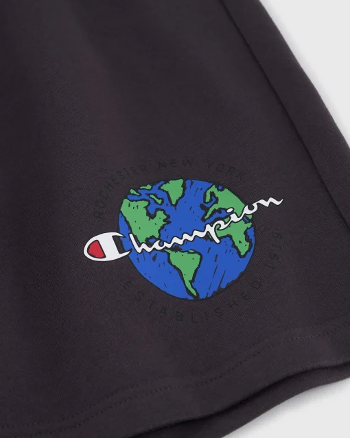 Champion Bermuda Lungo Eco Future con Tasche Nero Uomo