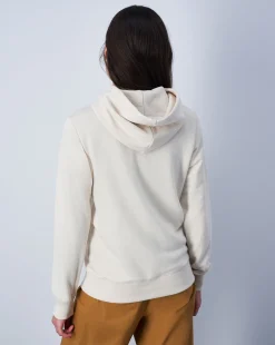 Champion Felpa Con Cappuccio Logo Grande Grigio Donna