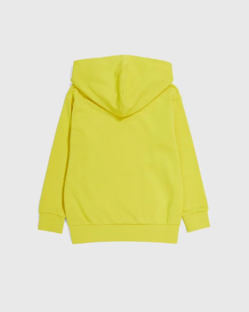 Champion Felpa Con Cappuccio Con Logo Tonal Giallo Bambino