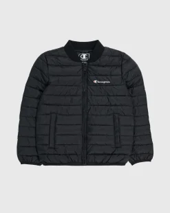 Champion Giacca Bomber Nero Bambino
