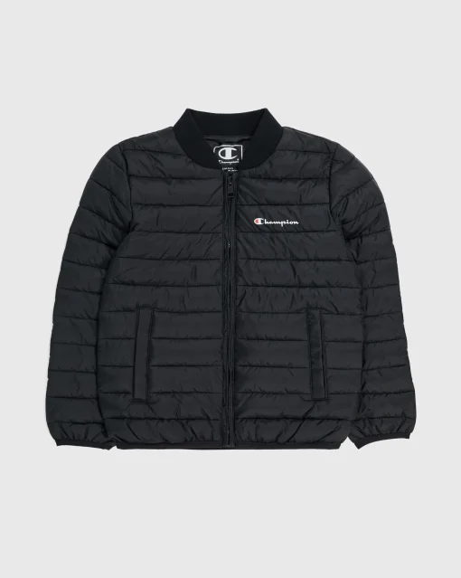 Champion Giacca Bomber Nero Bambino