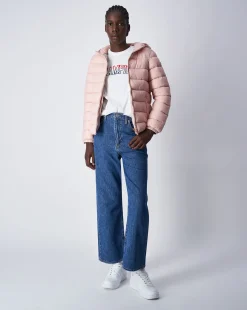 Champion Giacca Outdoor Con Cappuccio Polyfilled Rosa Donna