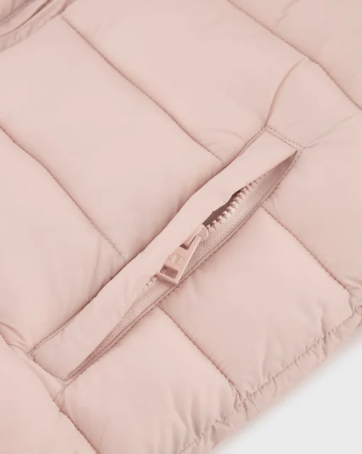 Champion Giacca Outdoor Con Cappuccio Polyfilled Rosa Donna